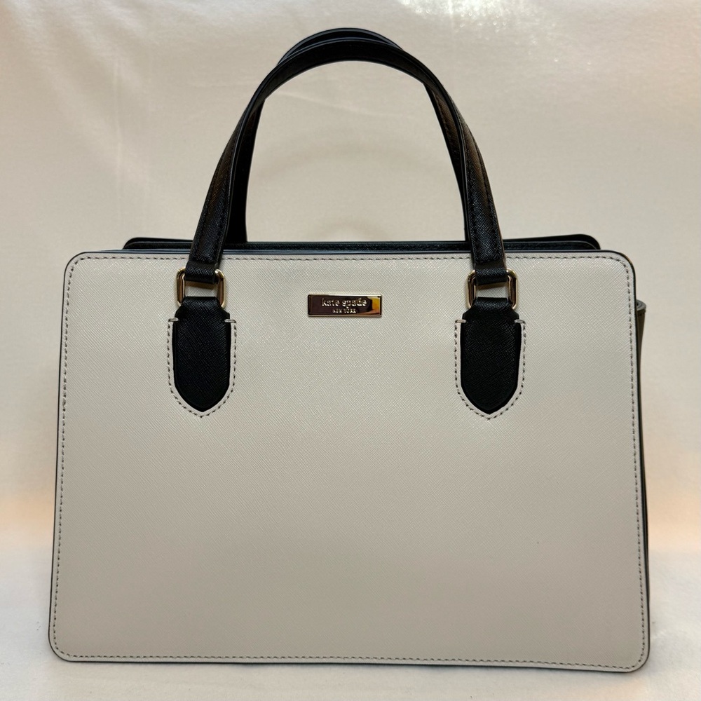 Kate Spade in Elegant Cream and Black Women's Handbag